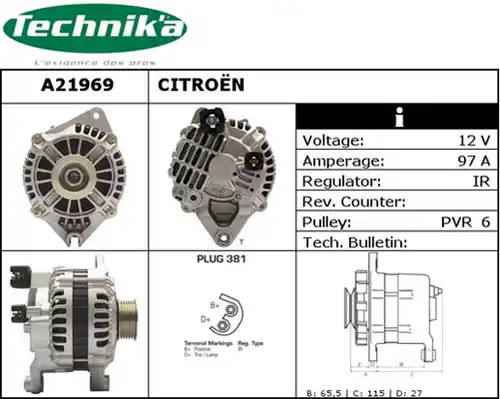 генератор Technika A21969