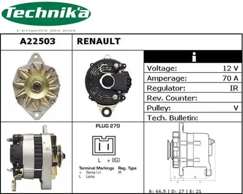 генератор Technika A22503