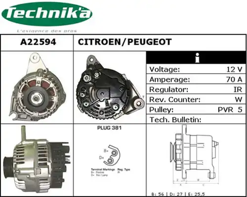 генератор Technika A22594