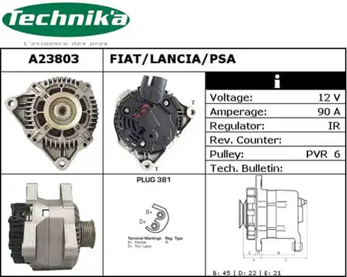 генератор Technika A23803