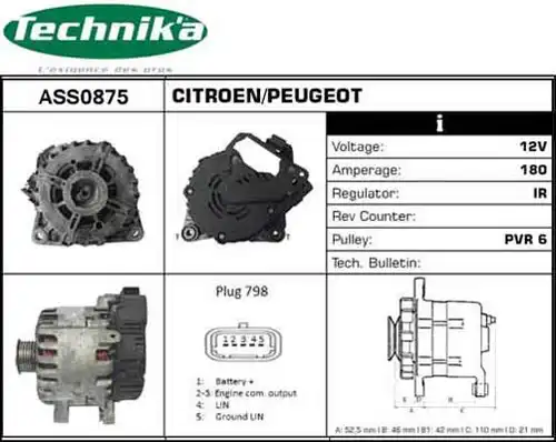 генератор Technika ASS0875