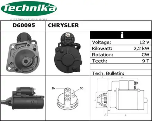 стартер Technika D60095