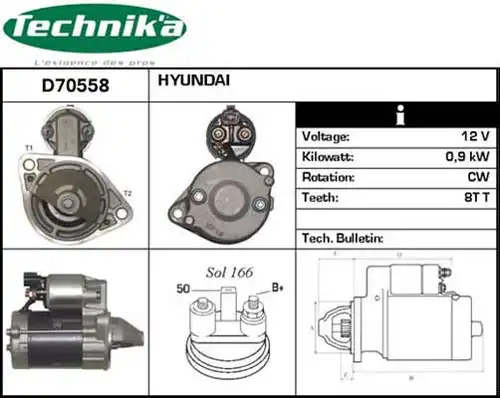 стартер Technika D70558