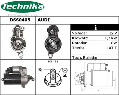 стартер Technika DSS0405