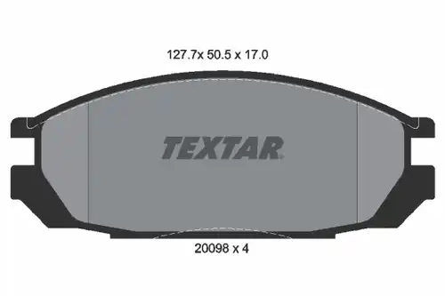 накладки TEXTAR 2009801