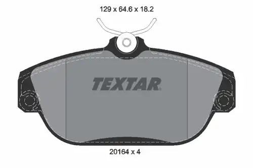 накладки TEXTAR 2016402