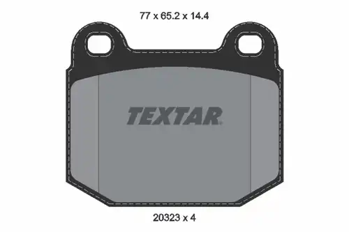 накладки TEXTAR 2032306