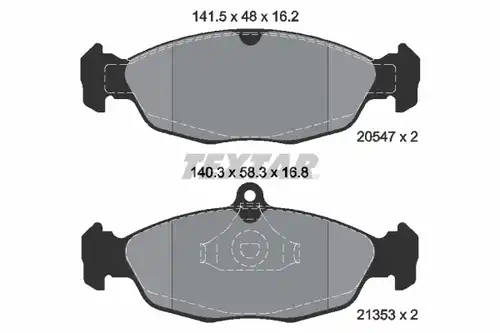 накладки TEXTAR 2054701