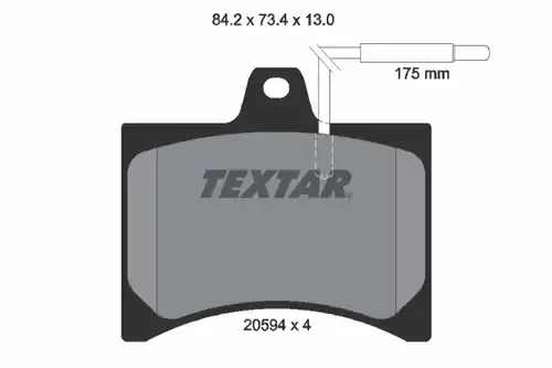 накладки TEXTAR 2059403