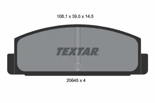 накладки TEXTAR 2064501