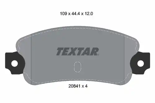 накладки TEXTAR 2084102