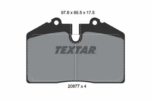 накладки TEXTAR 2087702