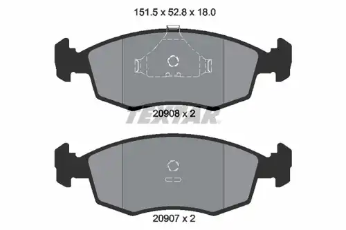 накладки TEXTAR 2090802