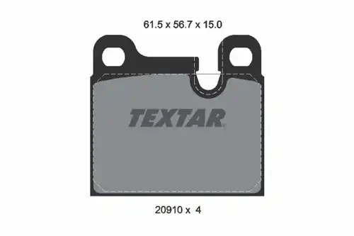 накладки TEXTAR 2091001