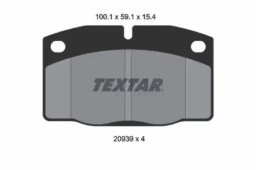 накладки TEXTAR 2093903