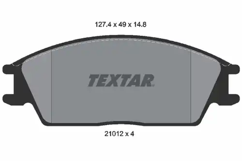 накладки TEXTAR 2101204