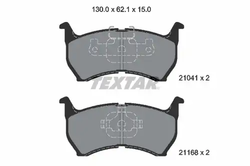 накладки TEXTAR 2104102