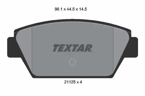 накладки TEXTAR 2112503