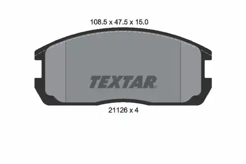 накладки TEXTAR 2112601