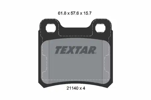 накладки TEXTAR 2114001