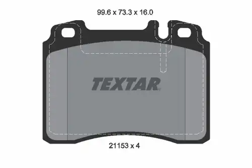 накладки TEXTAR 2115305