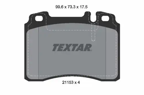 накладки TEXTAR 2115307