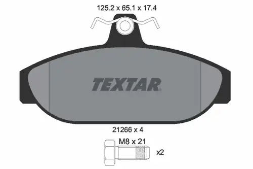 накладки TEXTAR 2126601