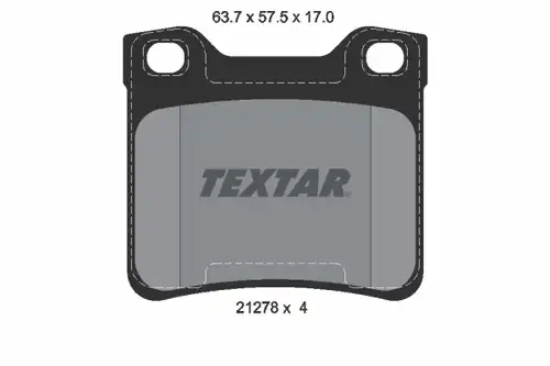 накладки TEXTAR 2127803