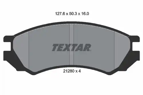 накладки TEXTAR 2128002