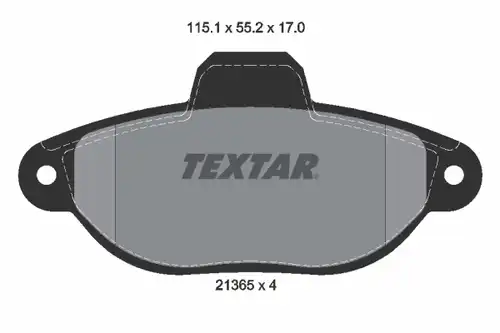 накладки TEXTAR 2136502