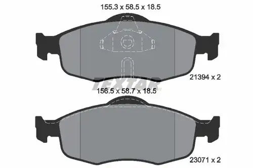 накладки TEXTAR 2139408