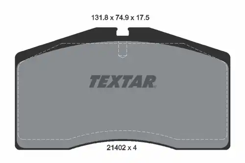 накладки TEXTAR 2140201