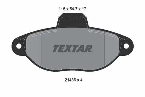 накладки TEXTAR 2143602