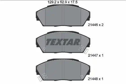 накладки TEXTAR 2144601