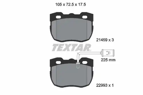 накладки TEXTAR 2145905