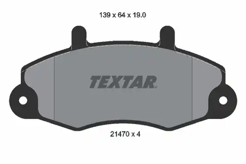 накладки TEXTAR 2147001