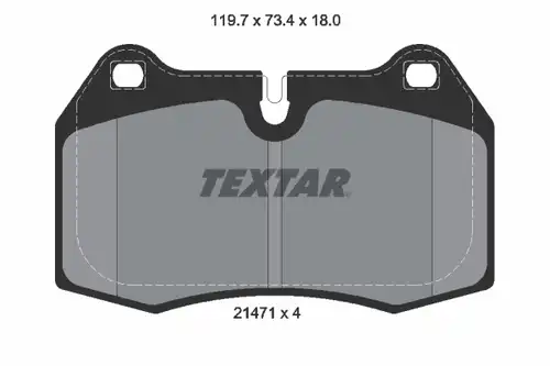 накладки TEXTAR 2147102