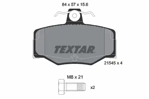 накладки TEXTAR 2154501