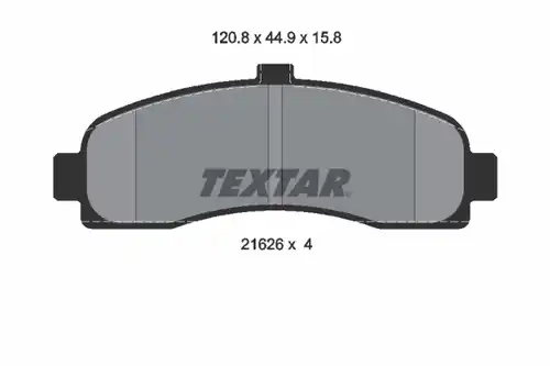 накладки TEXTAR 2162601