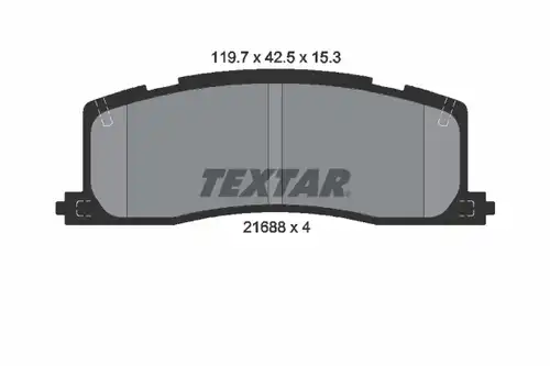 накладки TEXTAR 2168801