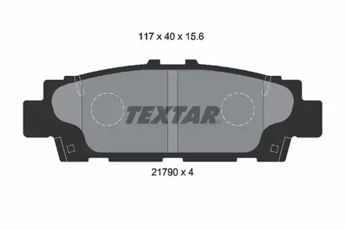 накладки TEXTAR 2179001