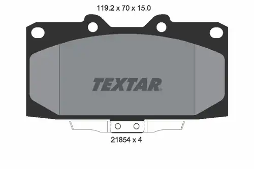 накладки TEXTAR 2185401