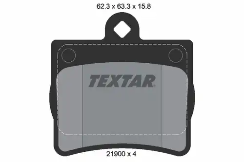 накладки TEXTAR 2190003