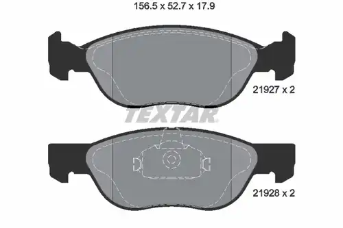 накладки TEXTAR 2192703