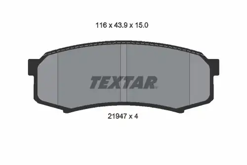 накладки TEXTAR 2194701