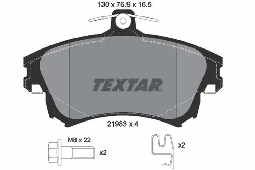 накладки TEXTAR 2198304