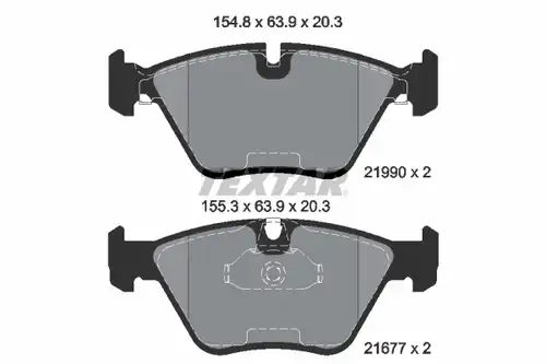 накладки TEXTAR 2199003