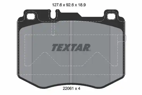 накладки TEXTAR 2206101