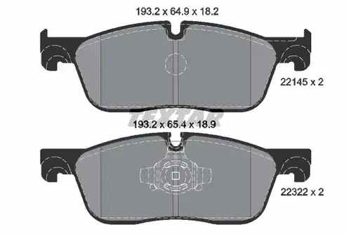 накладки TEXTAR 2214501