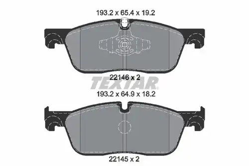 накладки TEXTAR 2214601